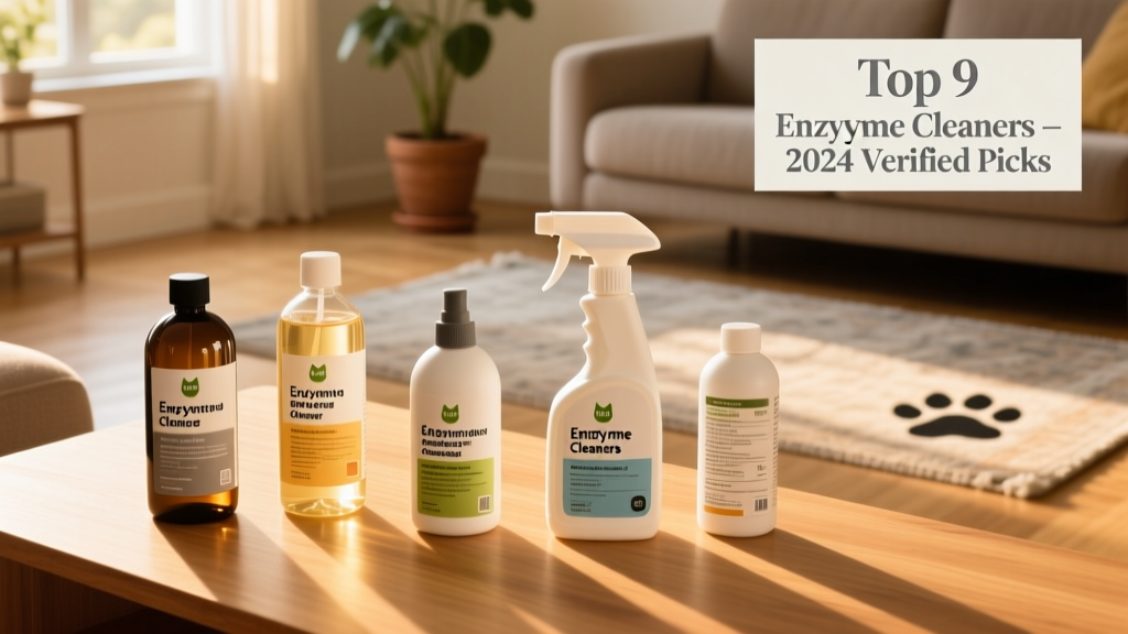 9 Best Cat Urine & Odor Removers (Enzyme Cleaners) – 2024 Reviews and Top Picks