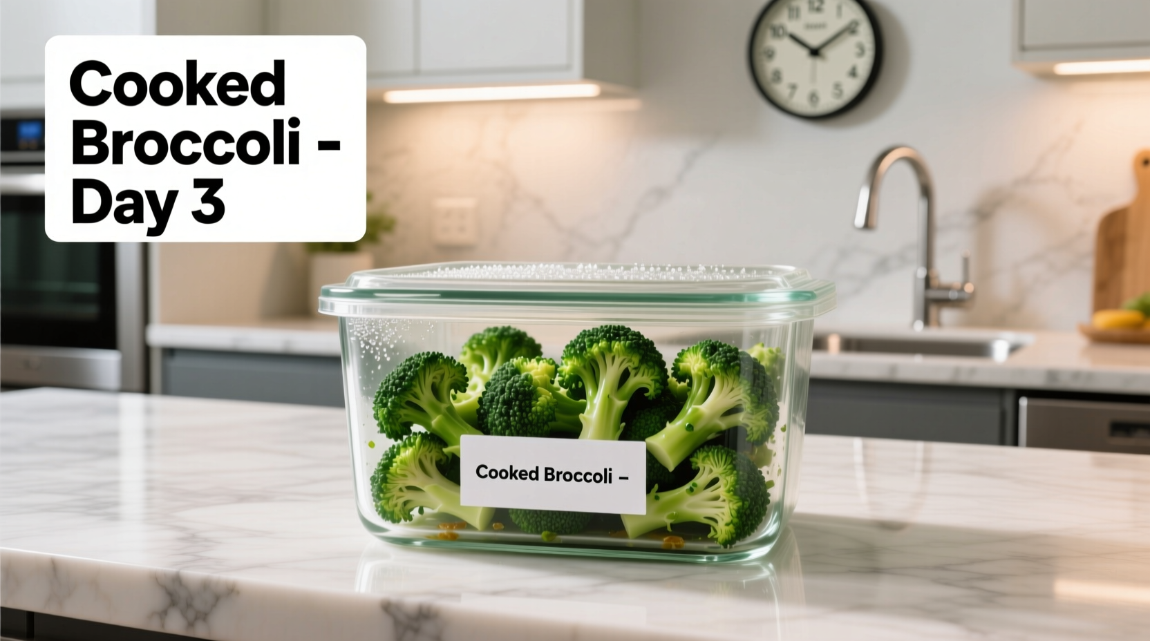 how long does cooked broccoli last in the fridge