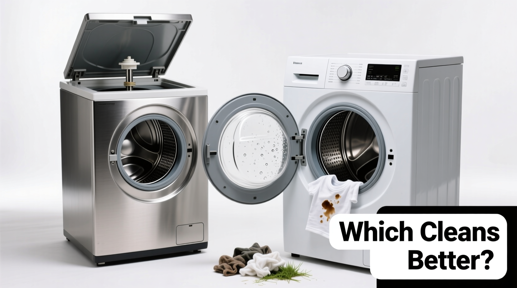 top loaded washing machine vs front load which one actually cleans better