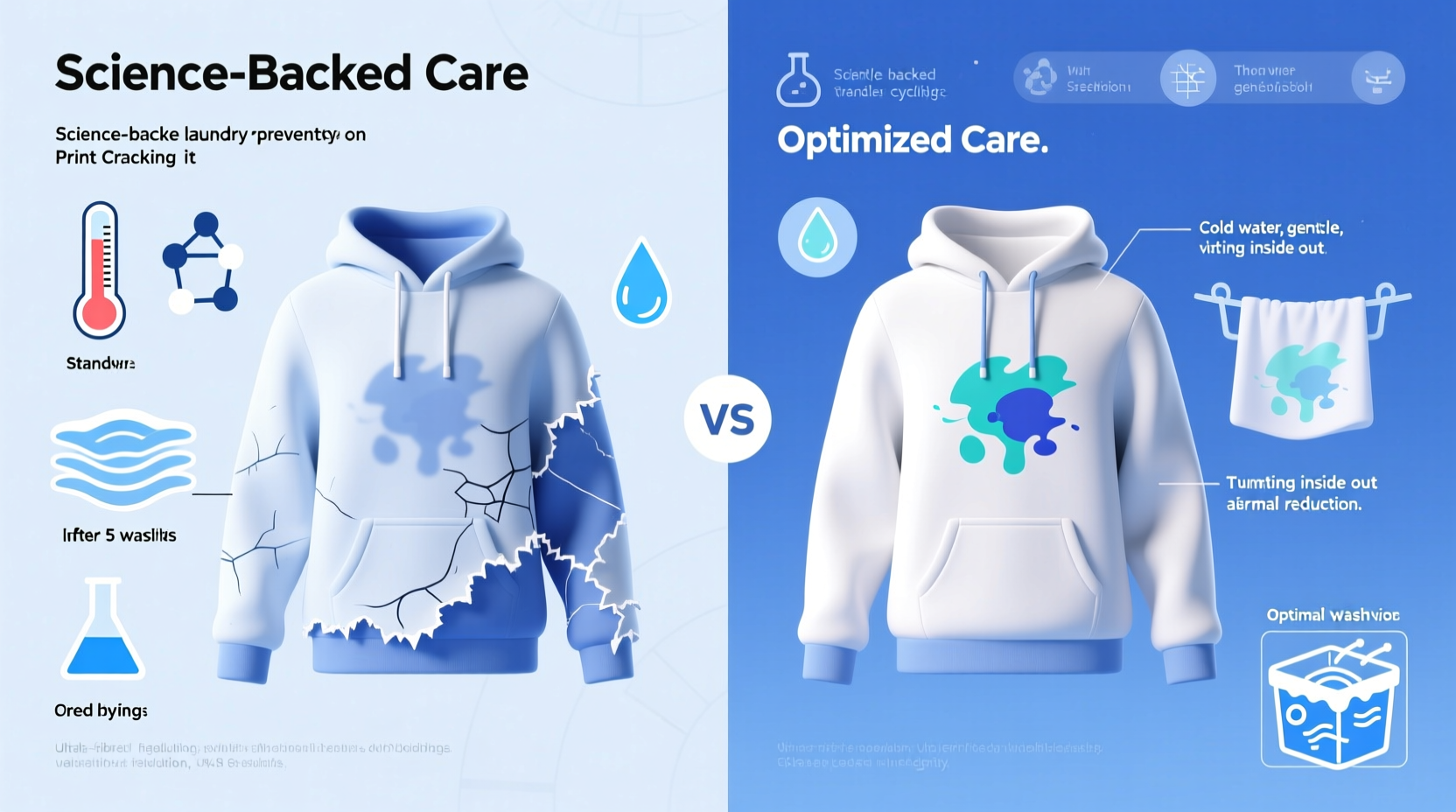 laundry tips stop print cracking on anime hoodies