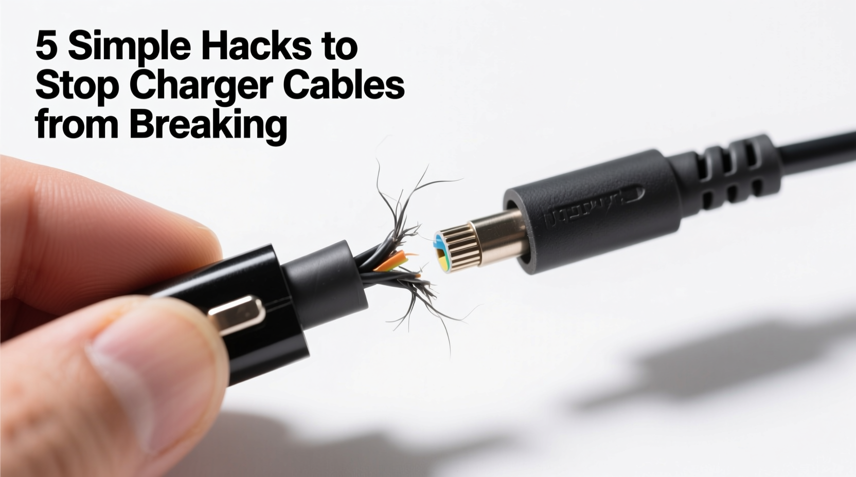 how to stop phone charger cables from breaking at the end simple hacks