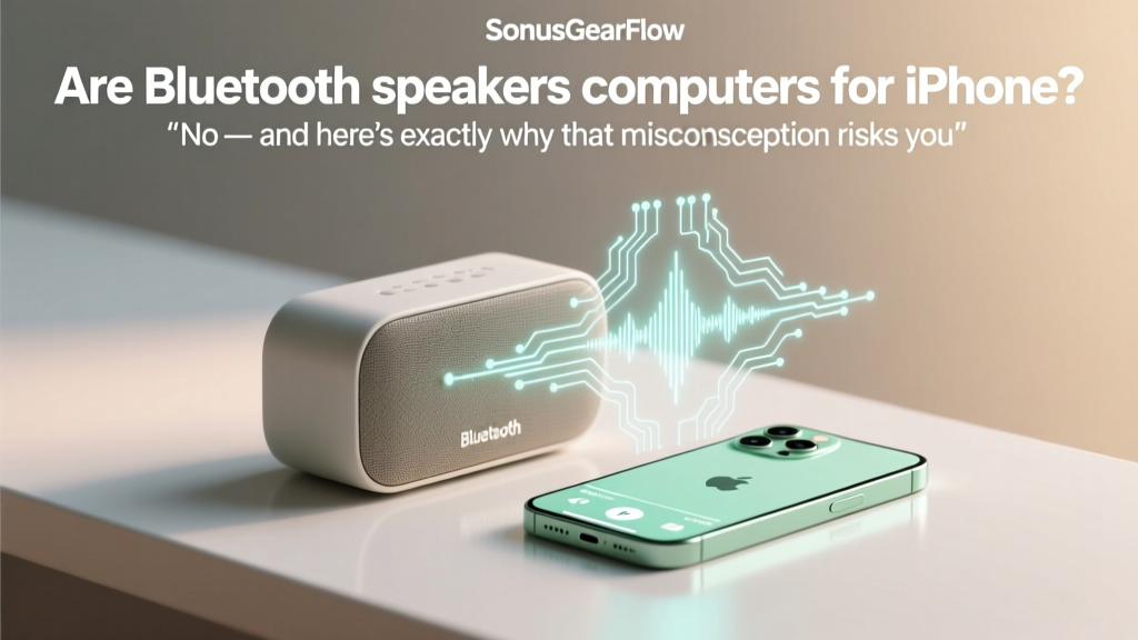 Bluetooth Speakers Aren’t Computers: iOS Audio Truths (2026)