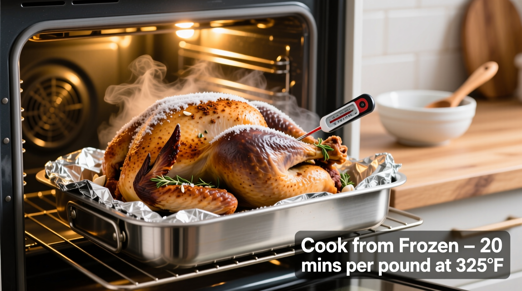 how to cook a frozen turkey