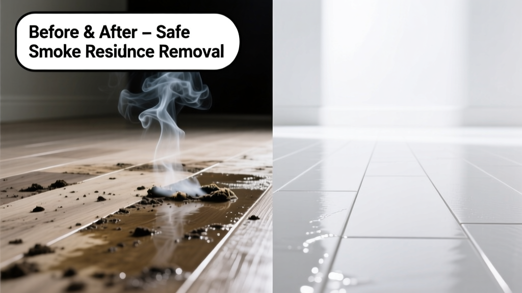 How to Remove Smoke Residue from Vinyl Flooring Safely