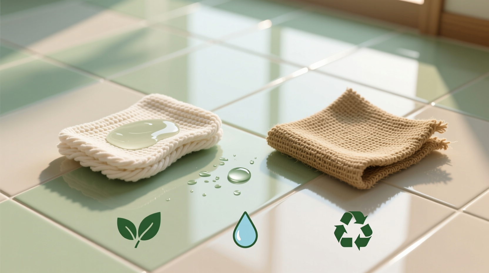 compostable cotton vs hemp cloths for tile floors