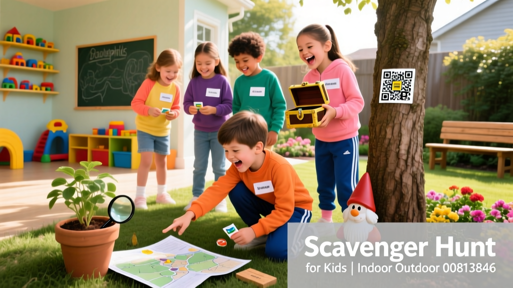 Scavenger Hunt for Kids: Indoor & Outdoor Activities That Build Observation, Motor Skills, and Confidence