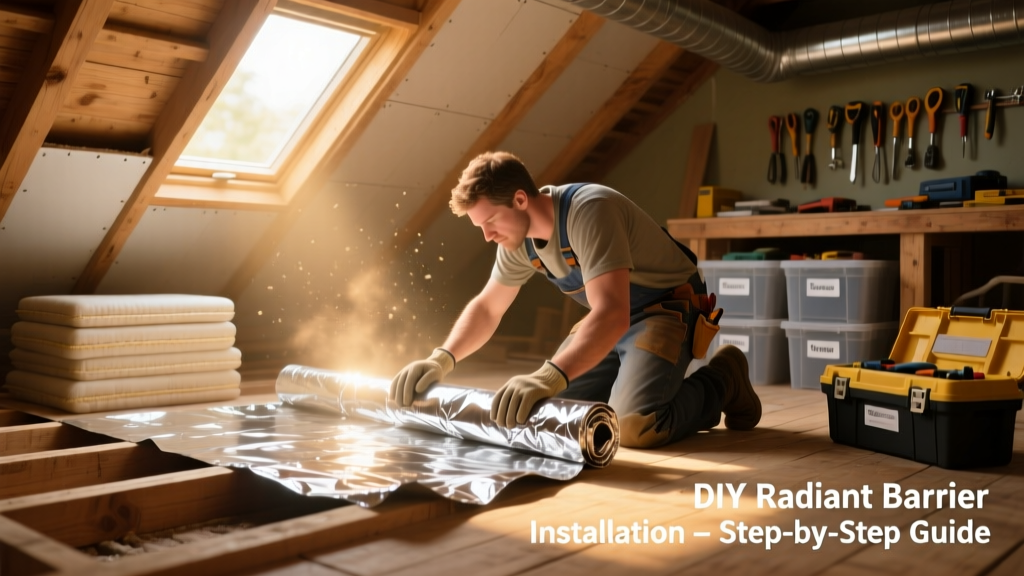 DIY Radiant Barrier Installation for Attics
