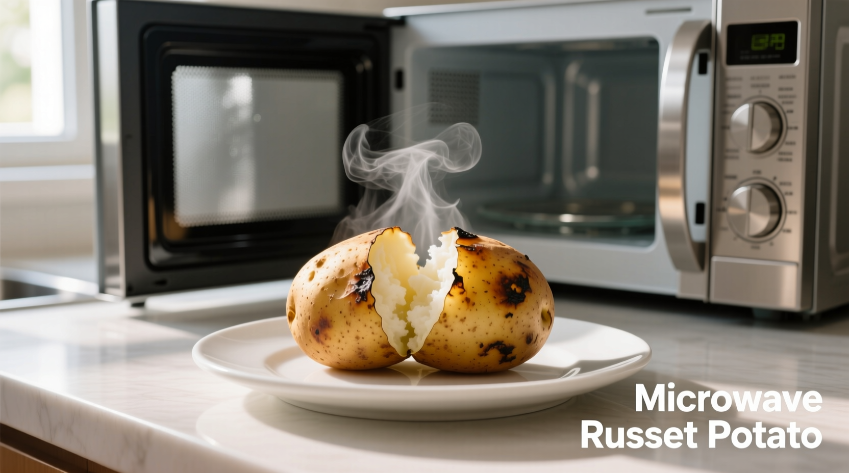Microwave Russet Potato: Perfect in 8-12 Minutes