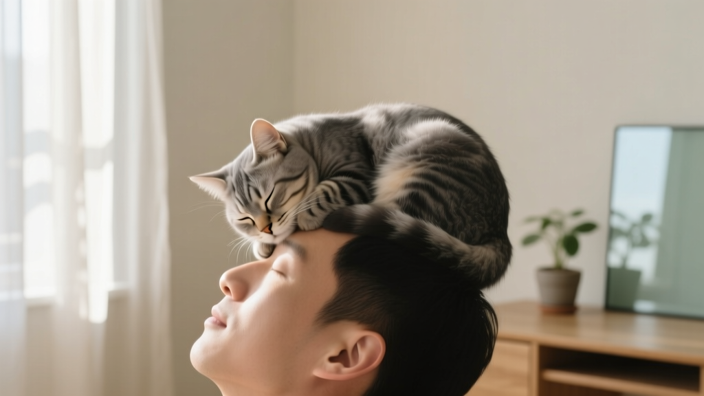 Why Cats Sleep on Your Head: Warmth & Trust