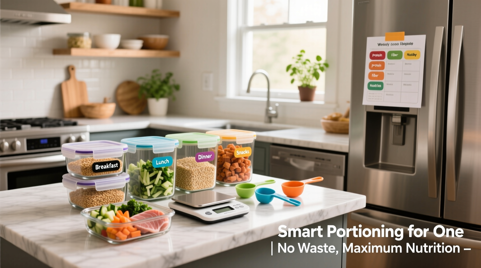 how to meal prep for one without wasting food smart portioning strategies