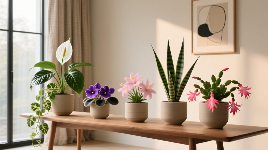 Slow-Growing Indoor Flower Plants (2026)