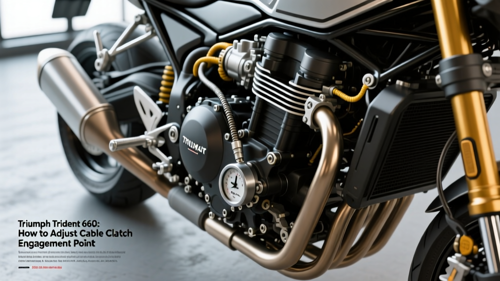 Triumph Trident 660: How to Adjust Cable Clutch Engagement Point