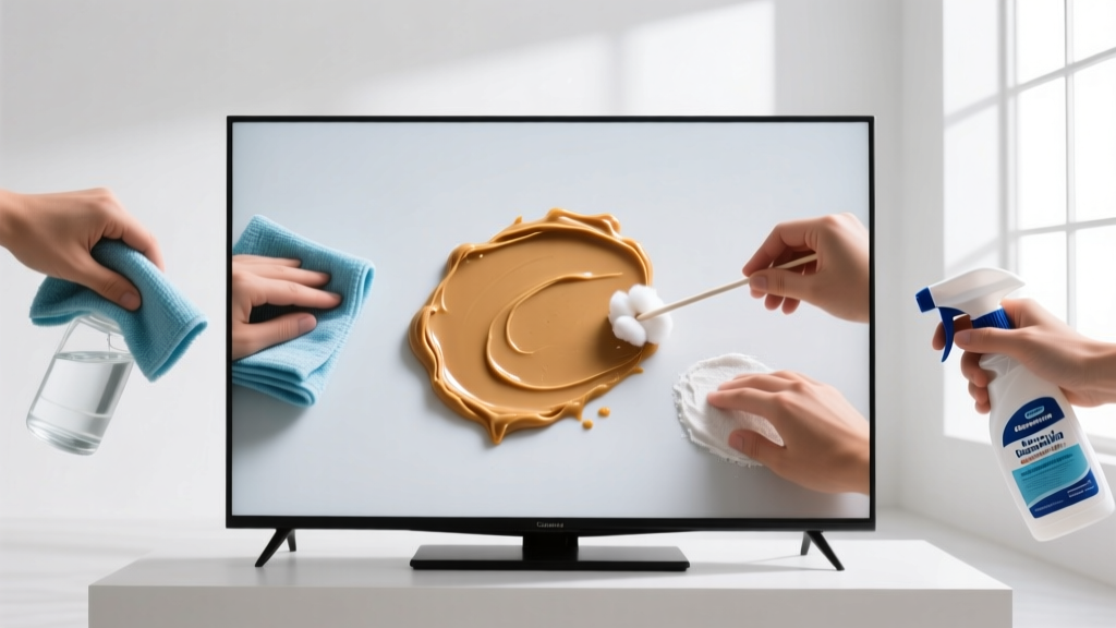 Tested: How to Get Peanut Butter Out of TV Screen Fast