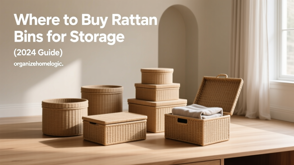 Where to Buy Rattan Bins for Storage (2024 Guide)