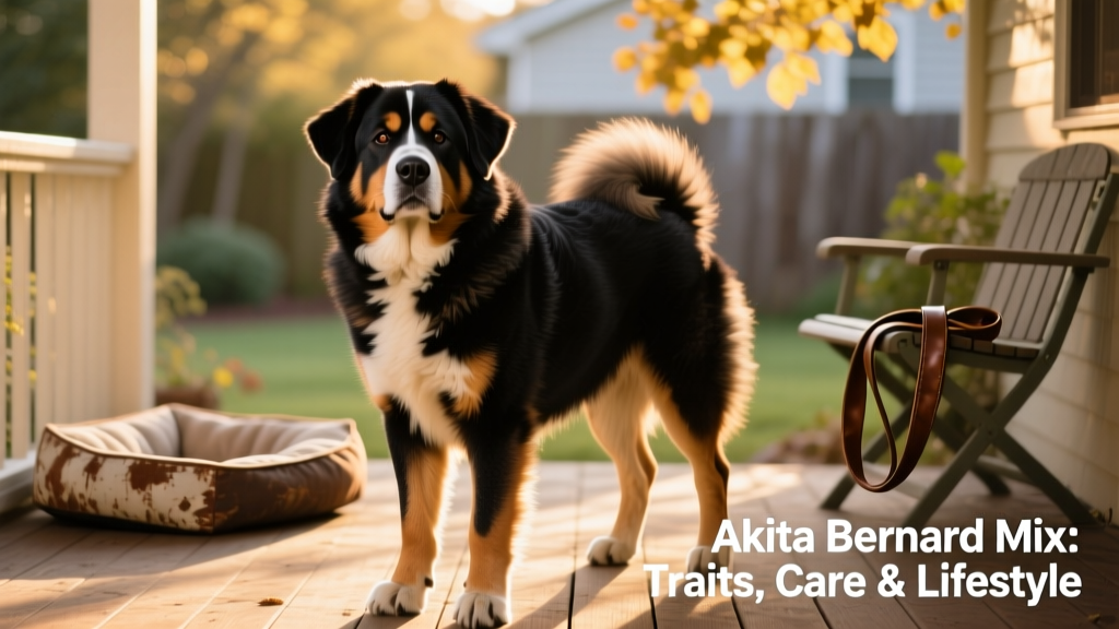 Akita Bernard Mix Breed