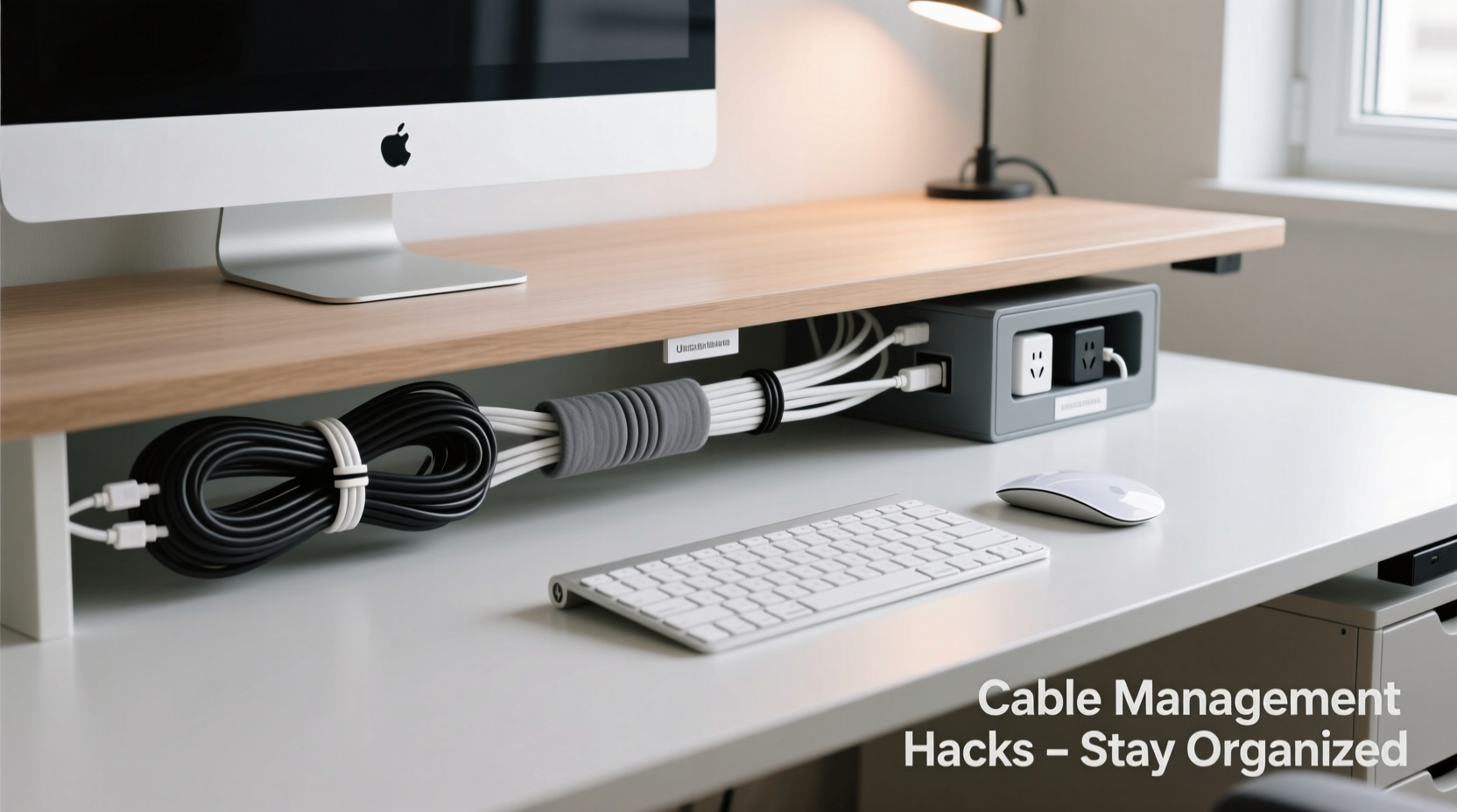 cable management hacks for a clean and organized workspace