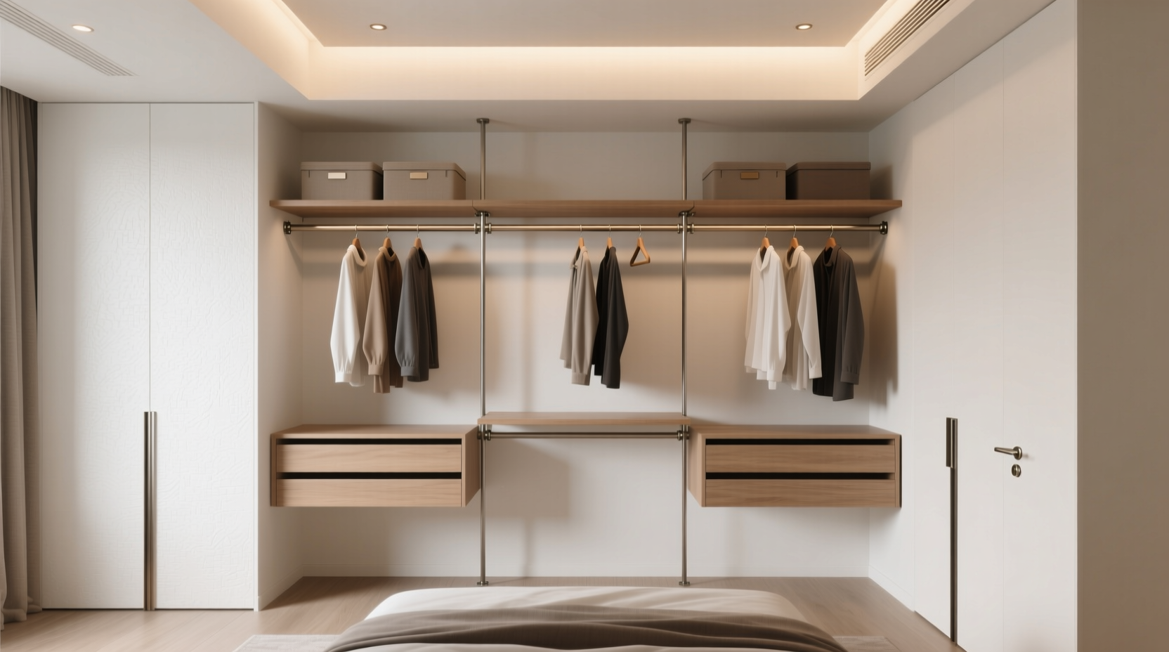 closet rod height calculator optimize for height