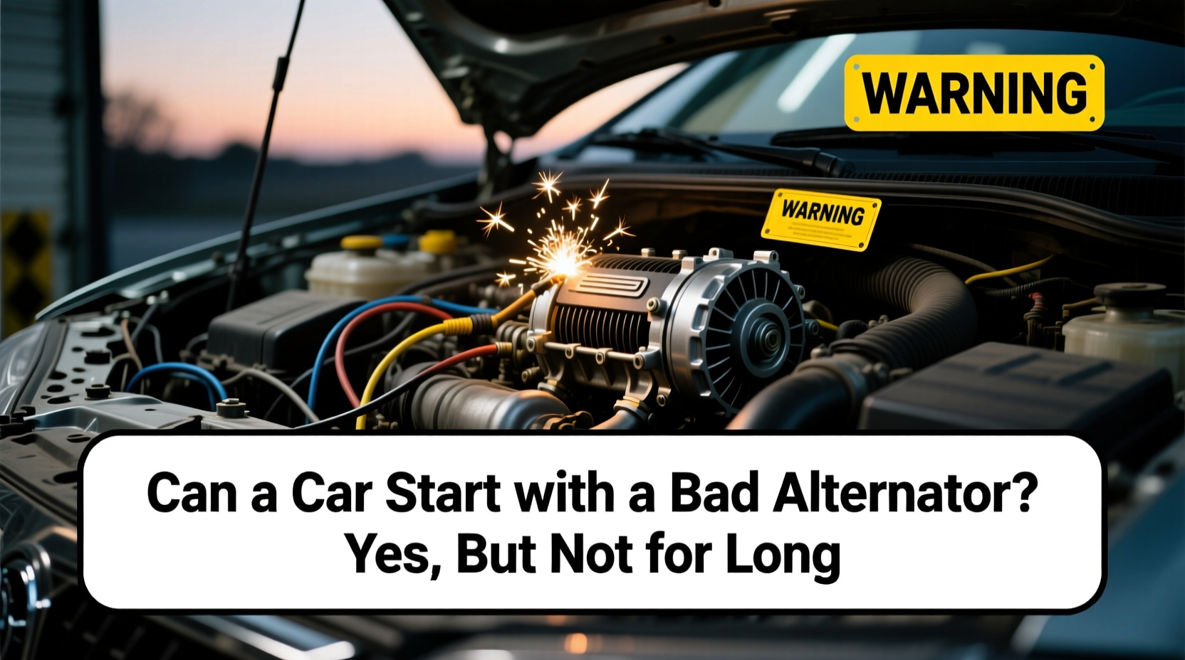 can a car start with a bad alternator