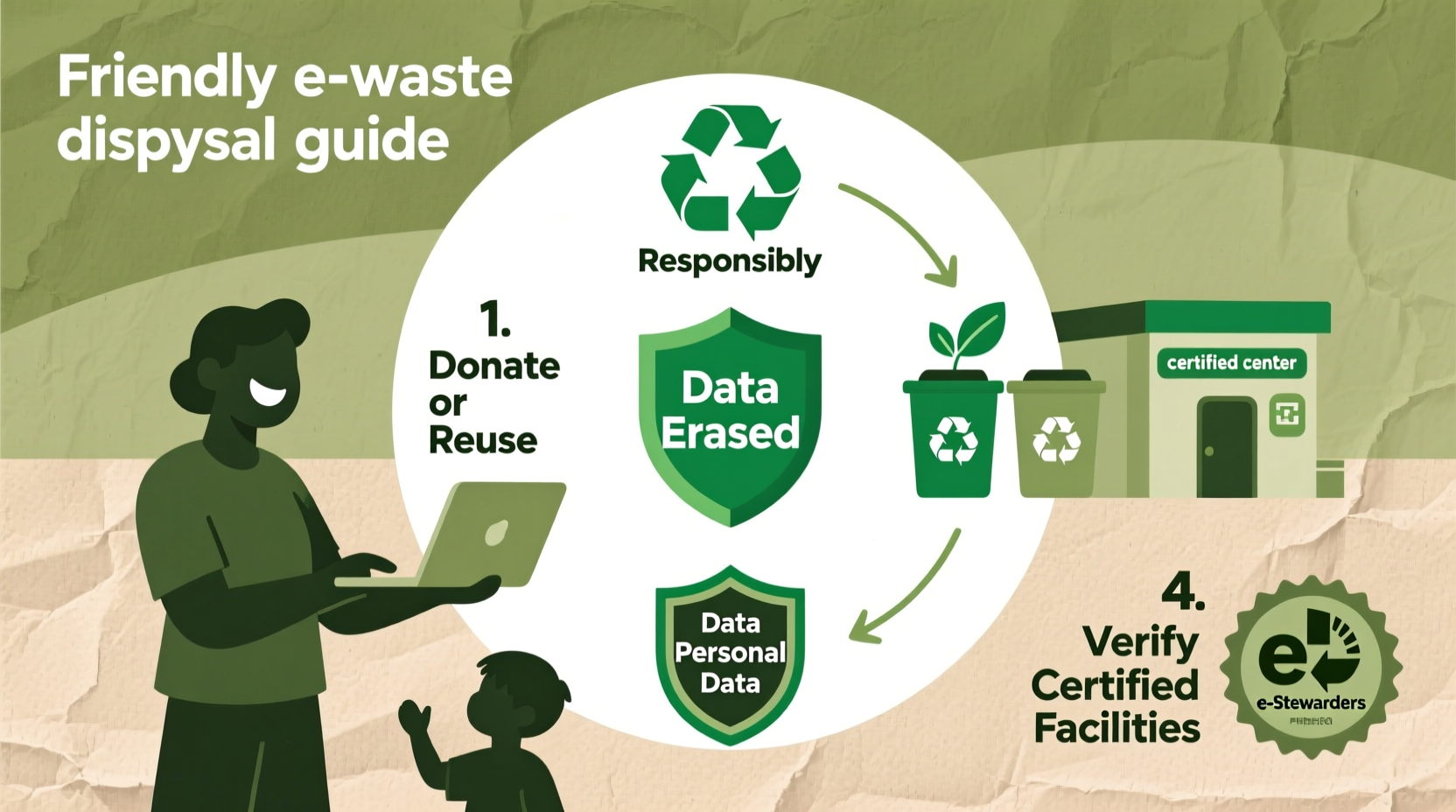 how to safely dispose of old electronics without harming the planet