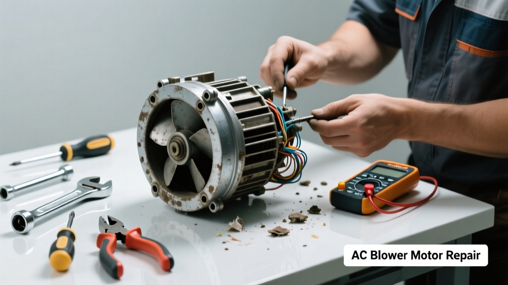 Fixing a Noisy AC Blower Motor That Failed
