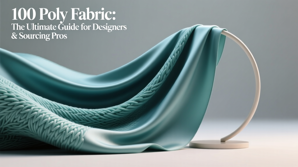 100 Poly Fabric: The Ultimate Guide for Designers & Sourcing Pros
