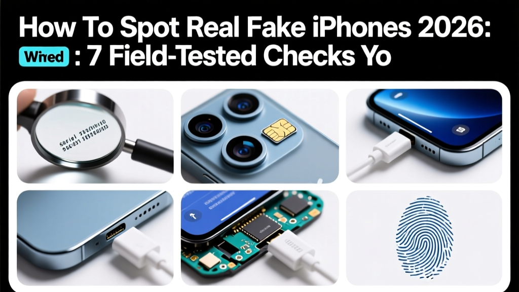 How To Spot Real Fake Iphones 2026: 7 Field-Tested Checks Yo