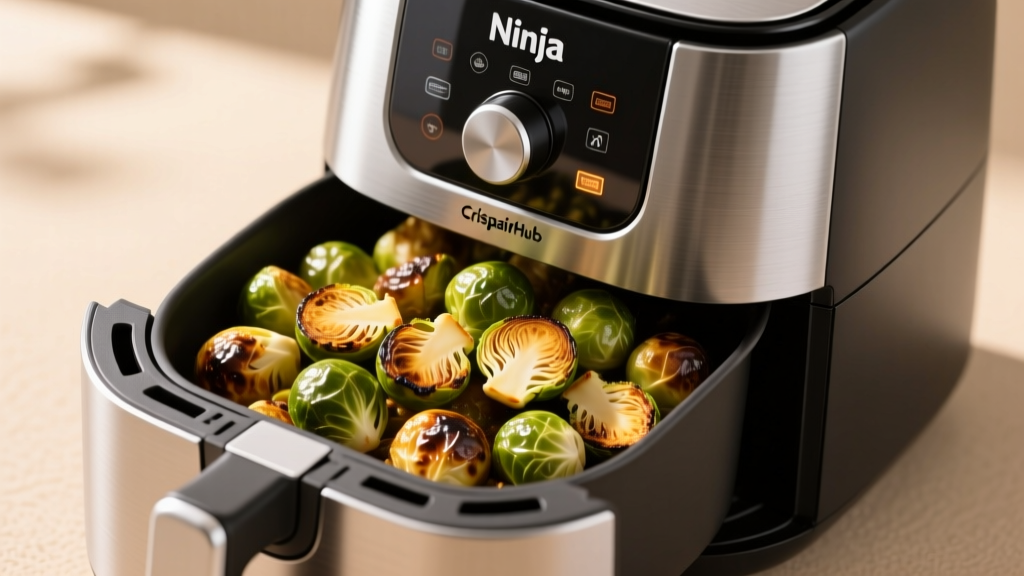 How to Air Crisp Brussels Sprouts in Ninja Foodi (Tested!)