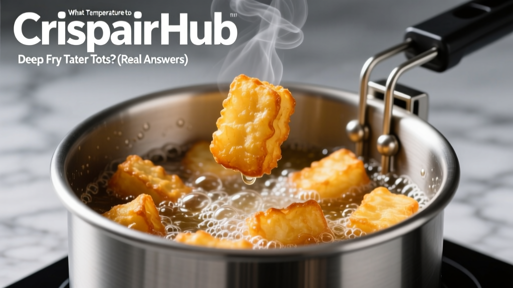 What Temperature to Deep Fry Tater Tots? (Real Answers)