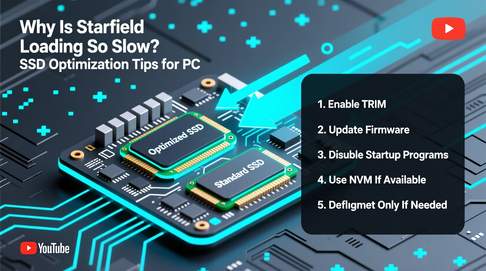 why is starfield loading so slow on ssd optimization tips for pc