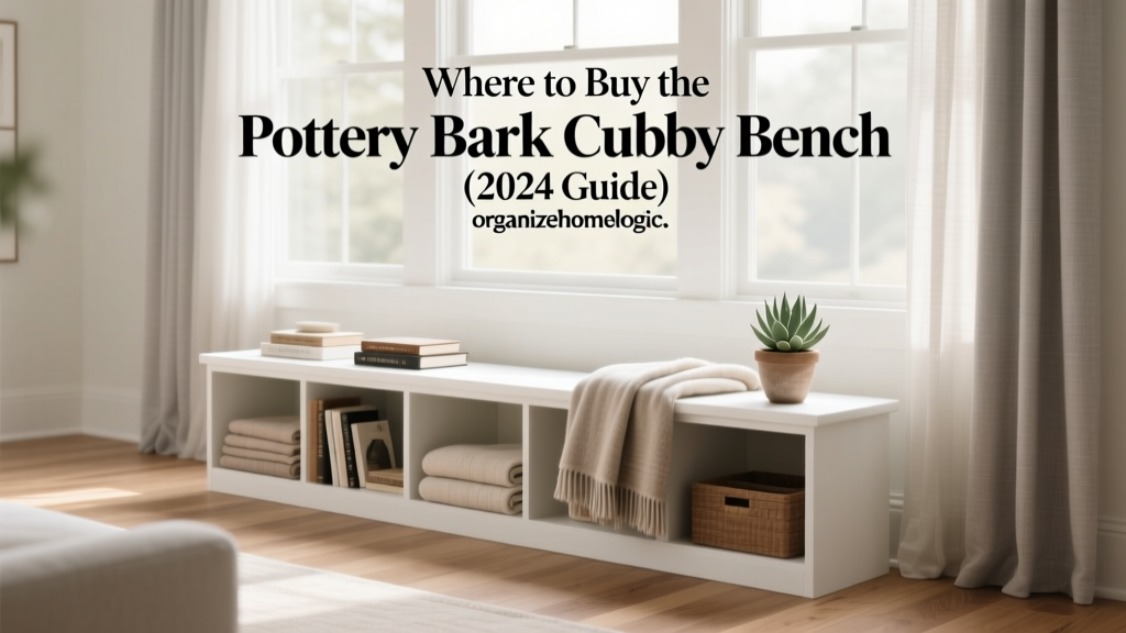 Where to Buy the Pottery Barn Cubby Bench (2024 Guide)