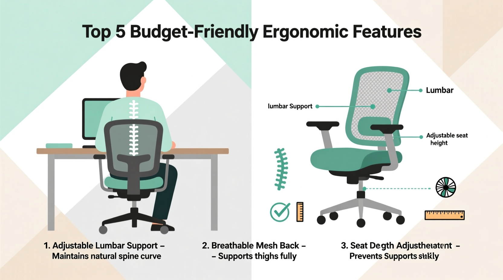 how to choose the perfect ergonomic office chair for back support on a budget