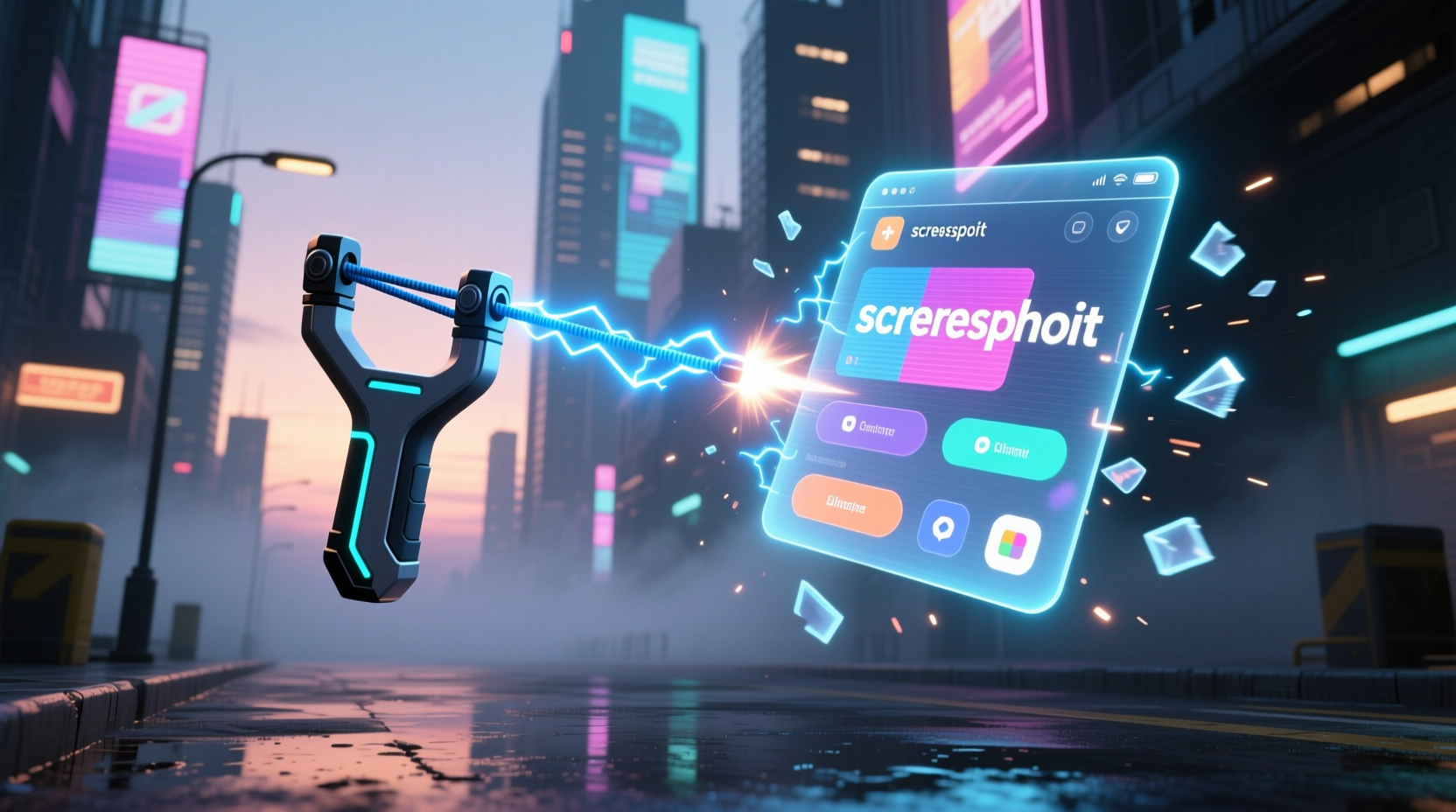 slingshot makes taking screenshots and sharing them one