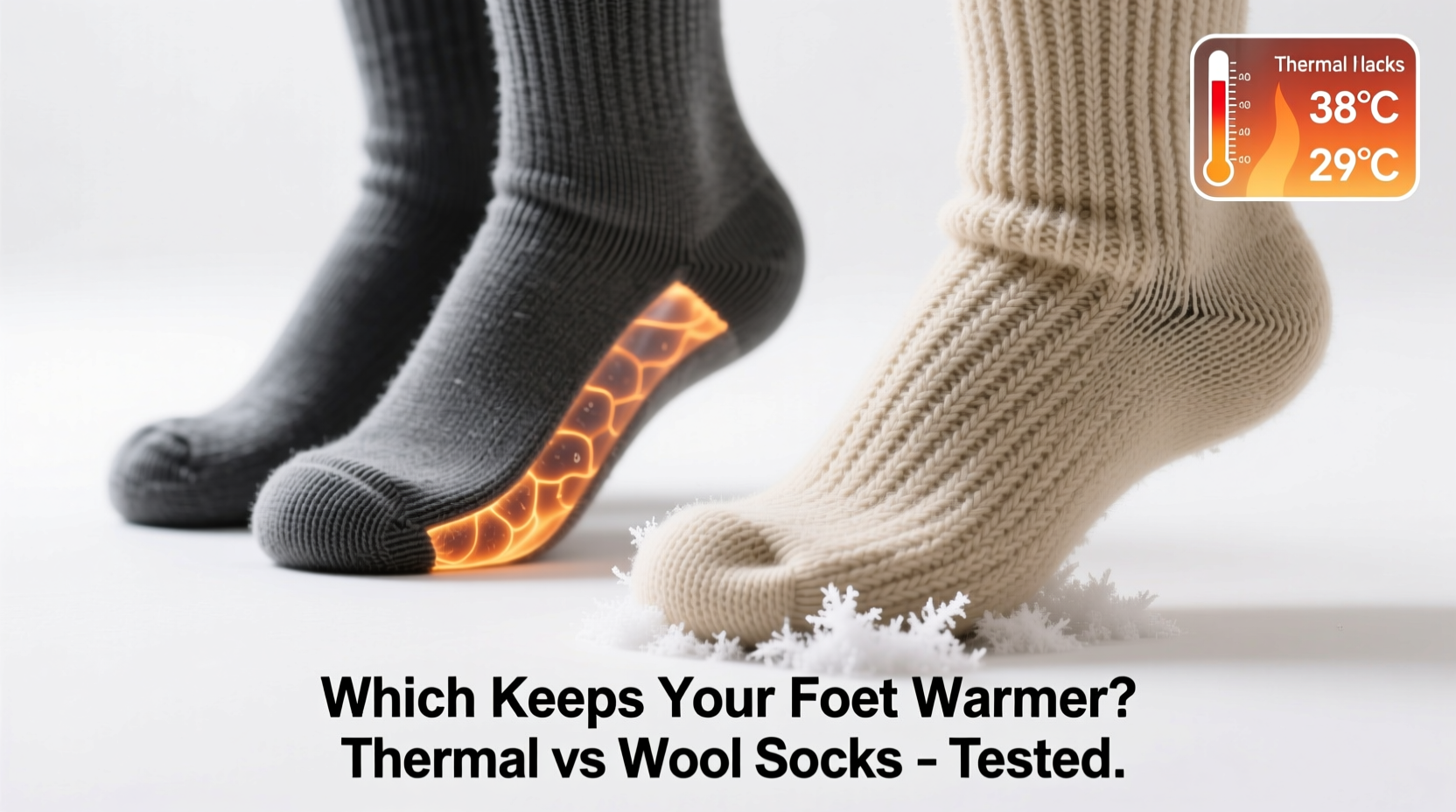thermal socks vs regular wool which keeps feet warmer