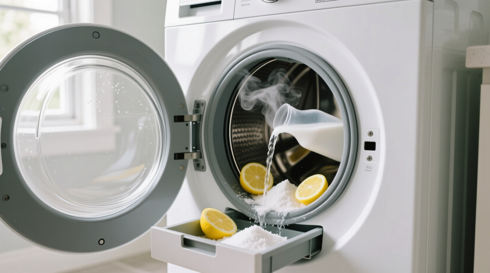 how to naturally clean any washing machine