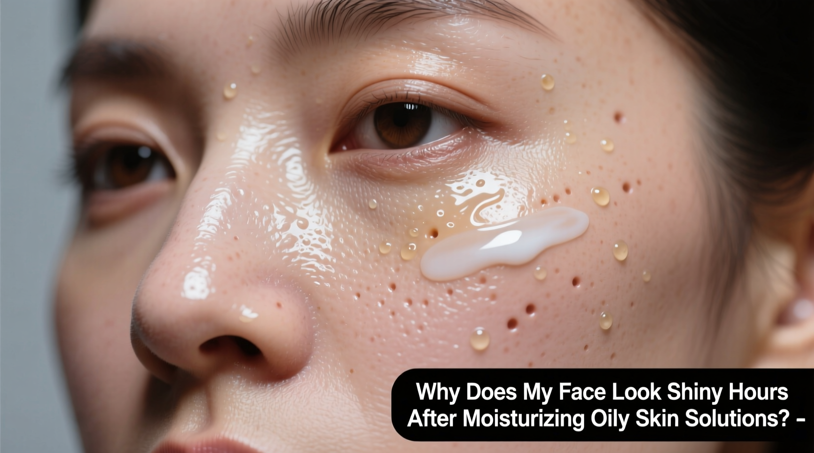 why does my face look shiny hours after moisturizing oily skin solutions
