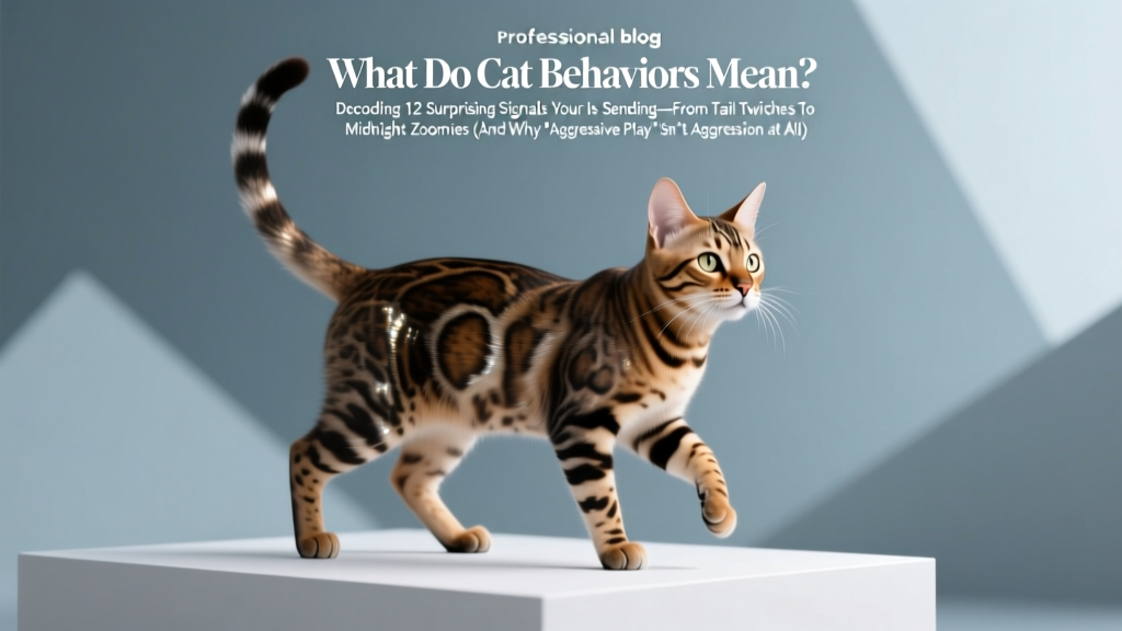 What Bengal Cat Behaviors Mean (2026)