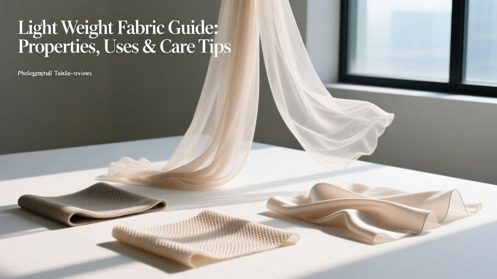 Light Weight Fabric Guide: Properties, Uses & Care Tips
