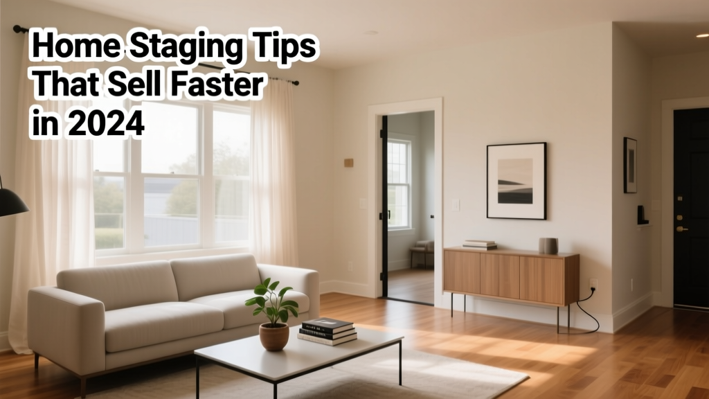 Home Staging Tips That Sell Faster in 2024