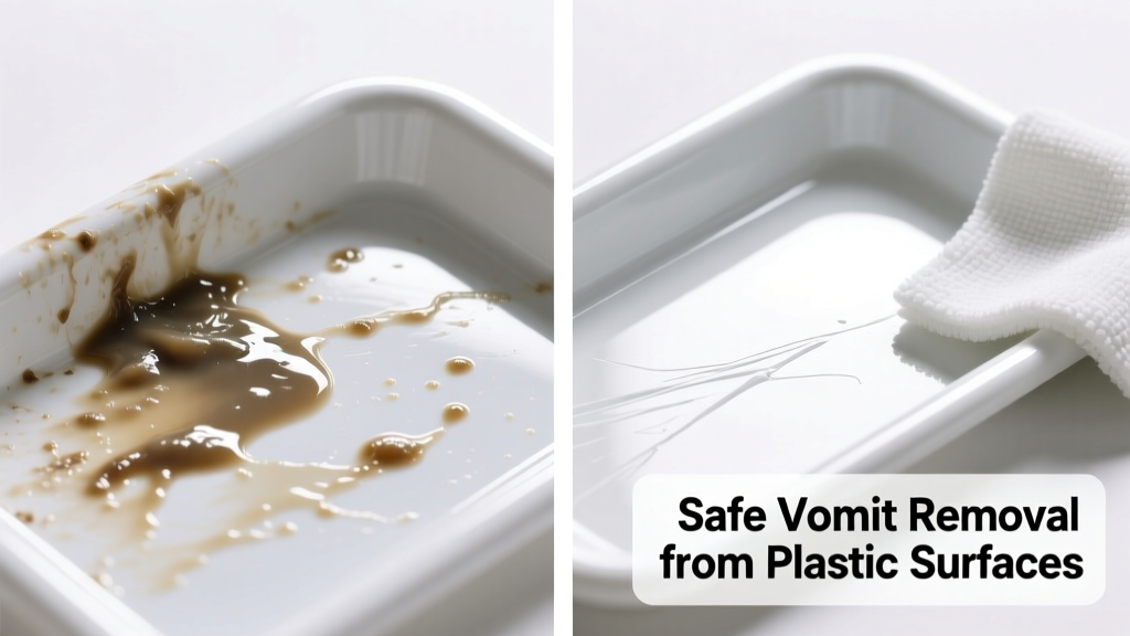 How to Remove Vomit from Plastic Surfaces Safely
