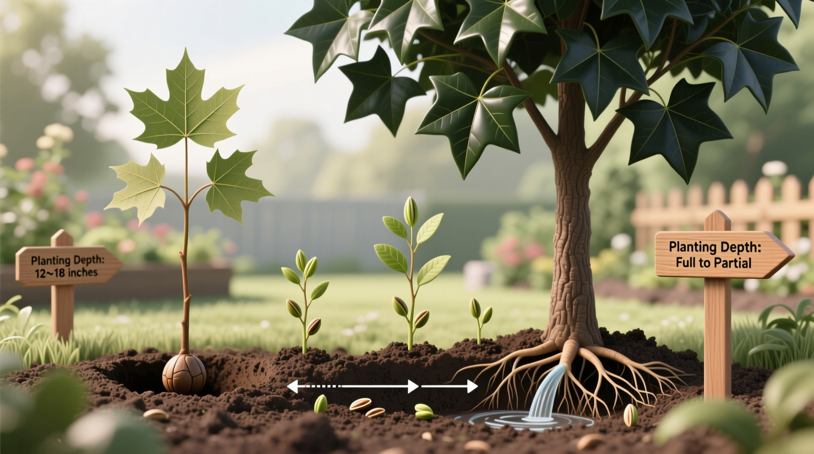 how to plant and grow a sweet gum tree