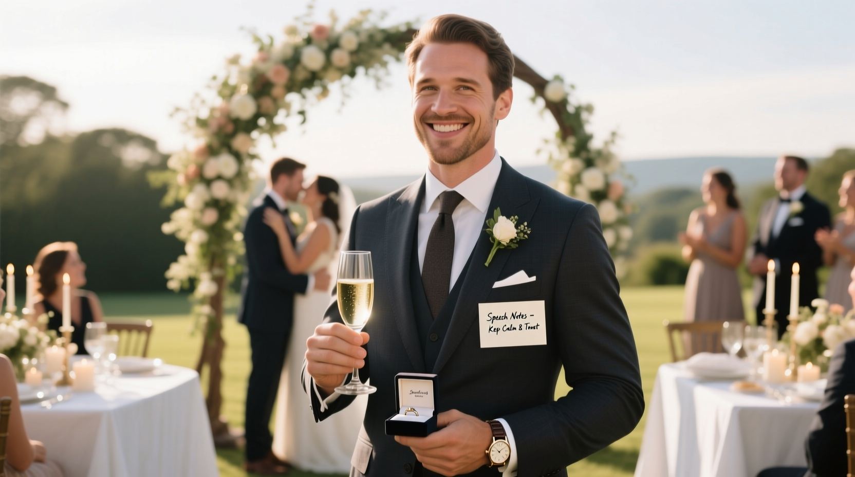 what does the best man do at a wedding