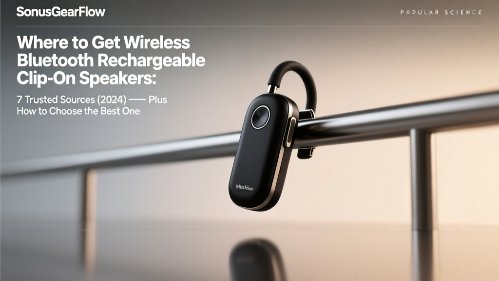 Wireless Bluetooth Clip-On Speakers (2026)