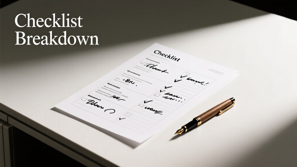 The Breakdown for Checklist: Precision, Accountability,