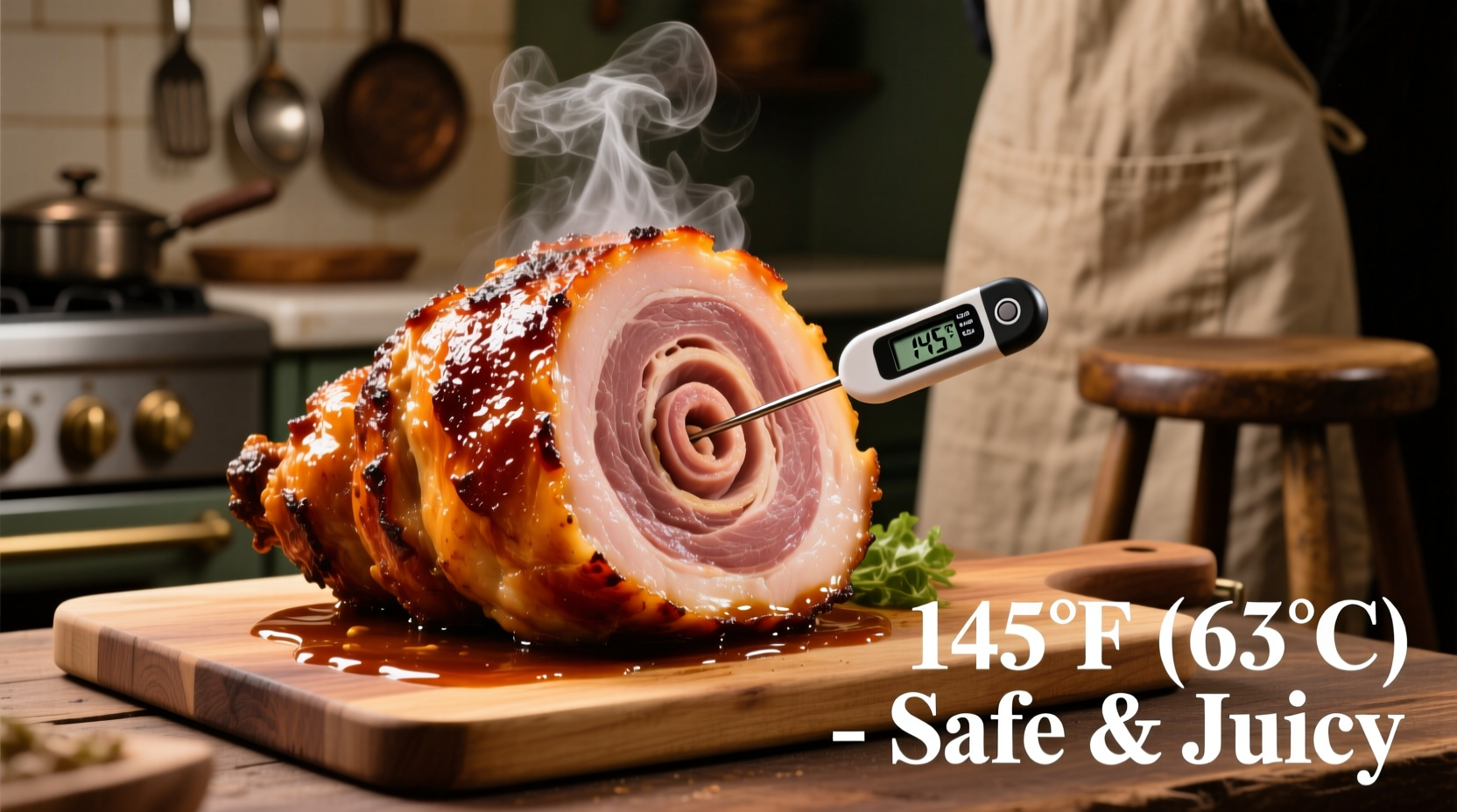 what temperature to cook ham