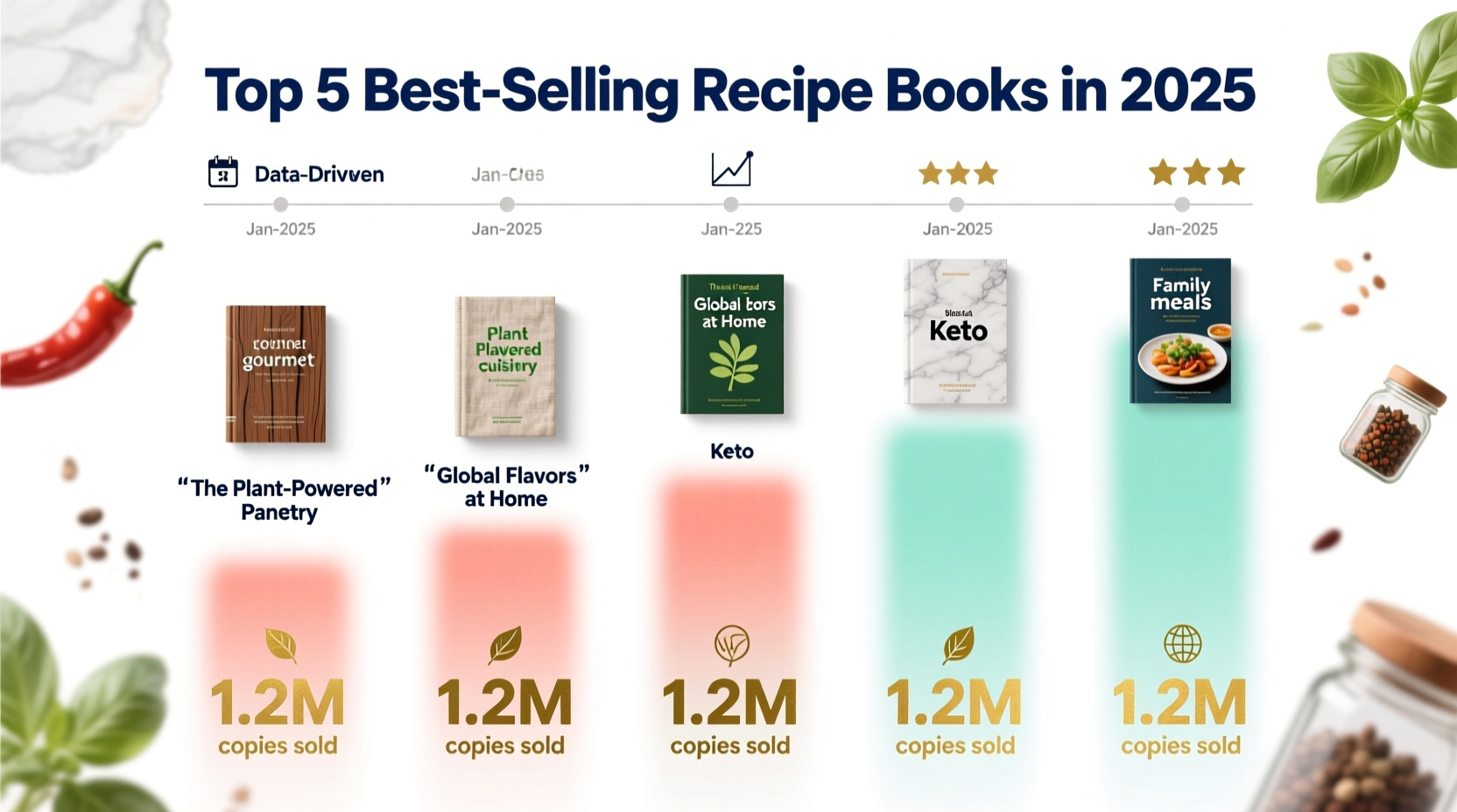 Top 5 Best Selling Recipe Books in 2025: Market Analysis & Data-Driven Picks