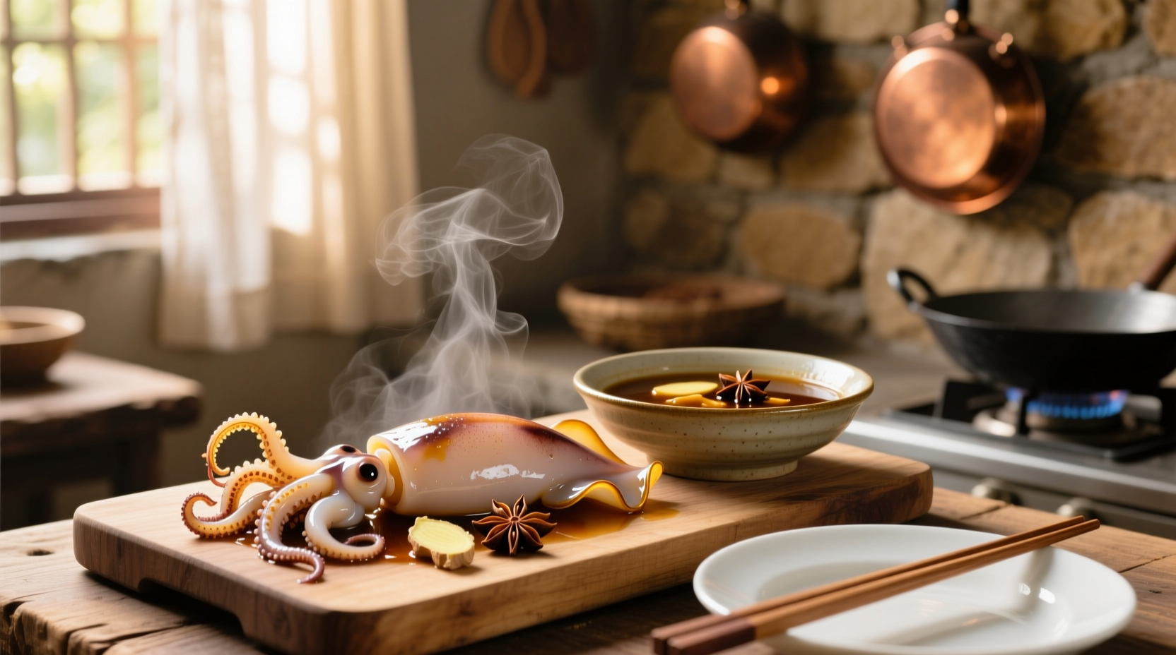 how to braise squid