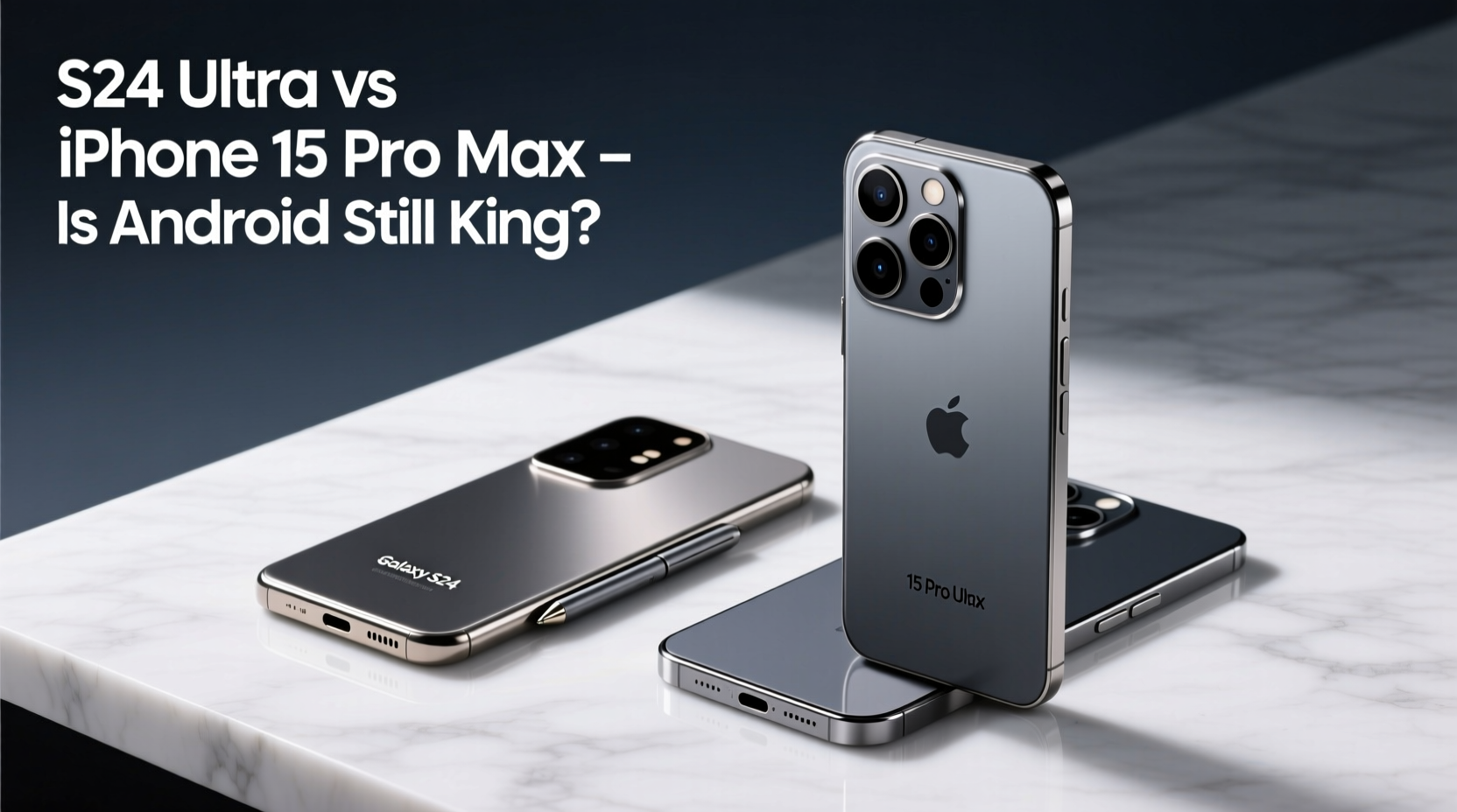 samsung galaxy s24 ultra vs iphone 15 pro max is the android flagship really better