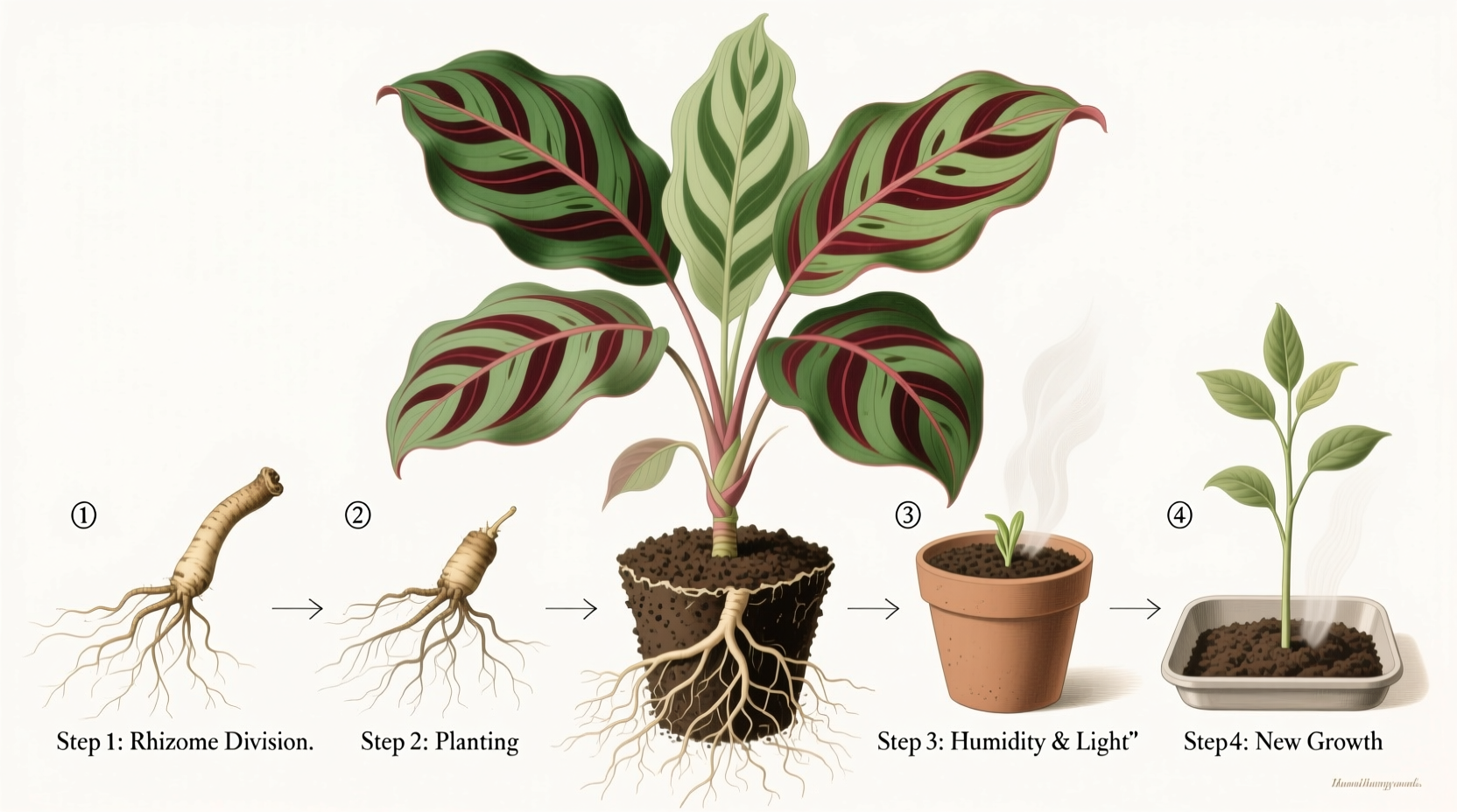 Propagate Calathea in 3 Steps | TheHomeSprouts