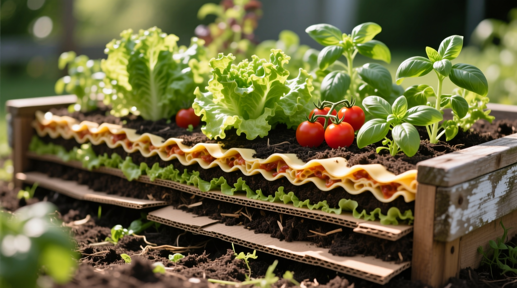 skip the digging and tilling with a lasagna garden