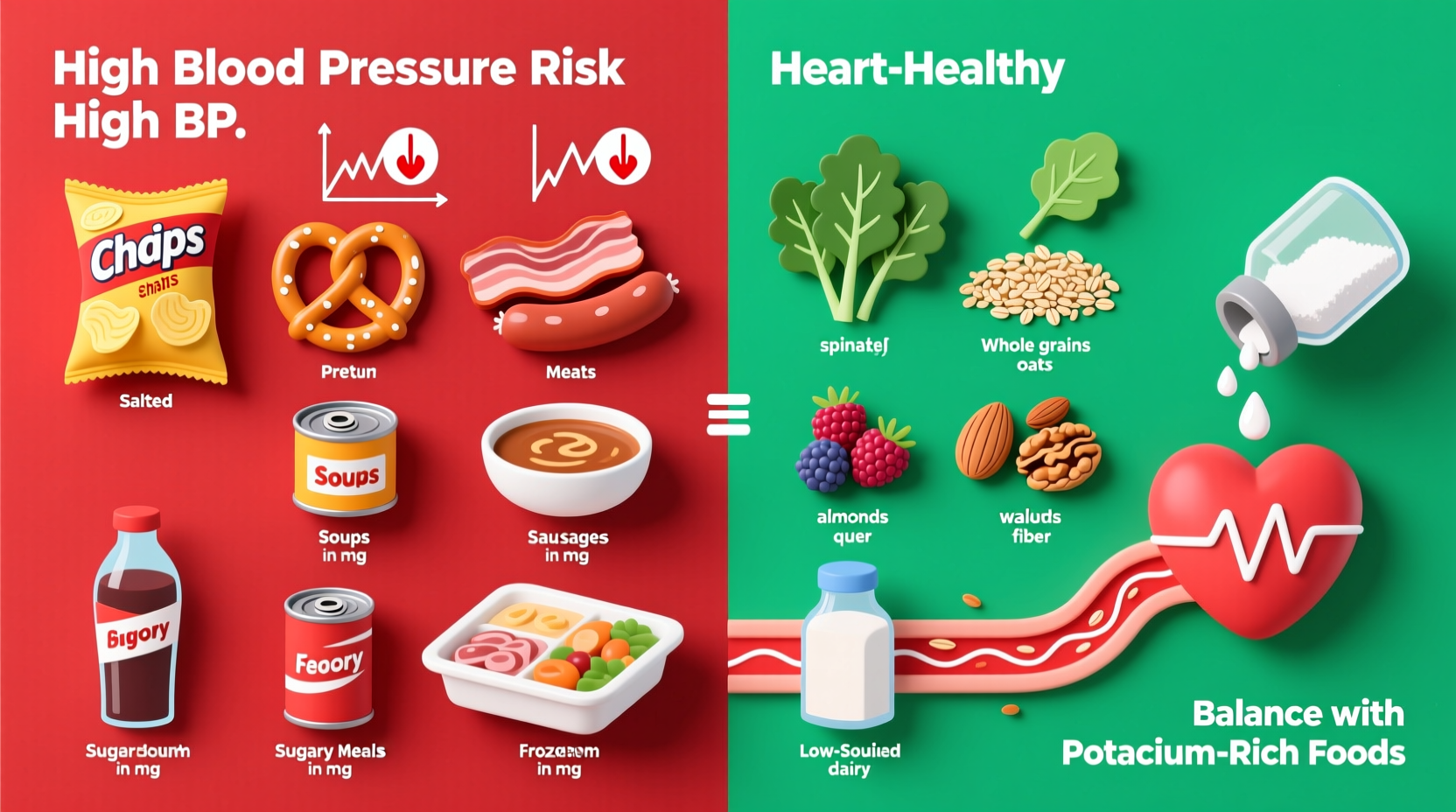 what foods cause high blood pressure